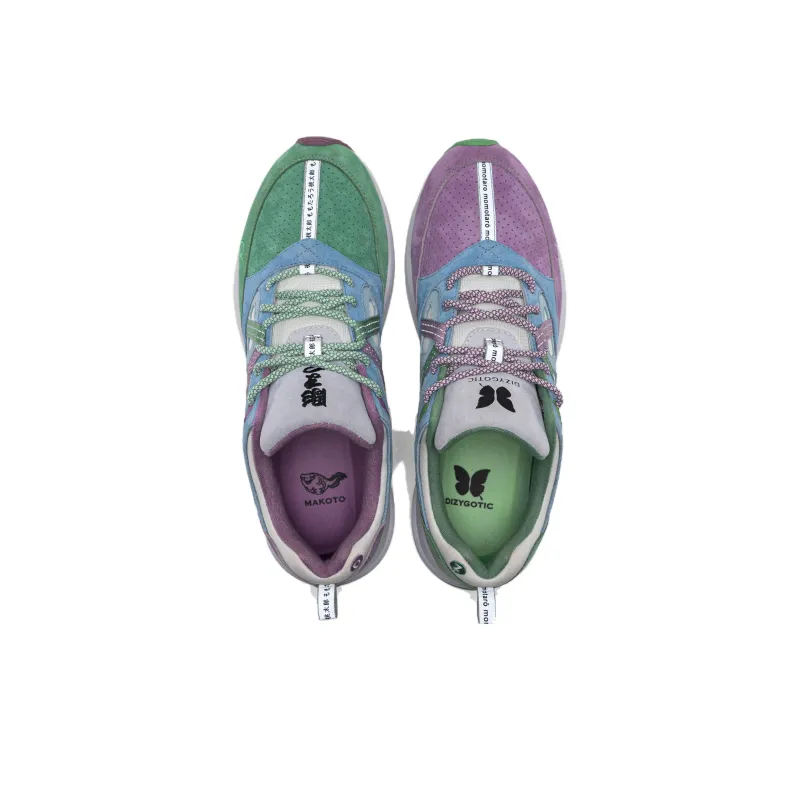 DIZYGOTIC Project Alpha Momotaro 'Peach Boy' Pack Makoto Edition Low-Top Casual Shoes Unisex Purple-2