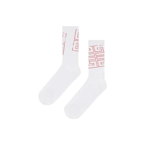 Givenchy Socks 'White/Red'