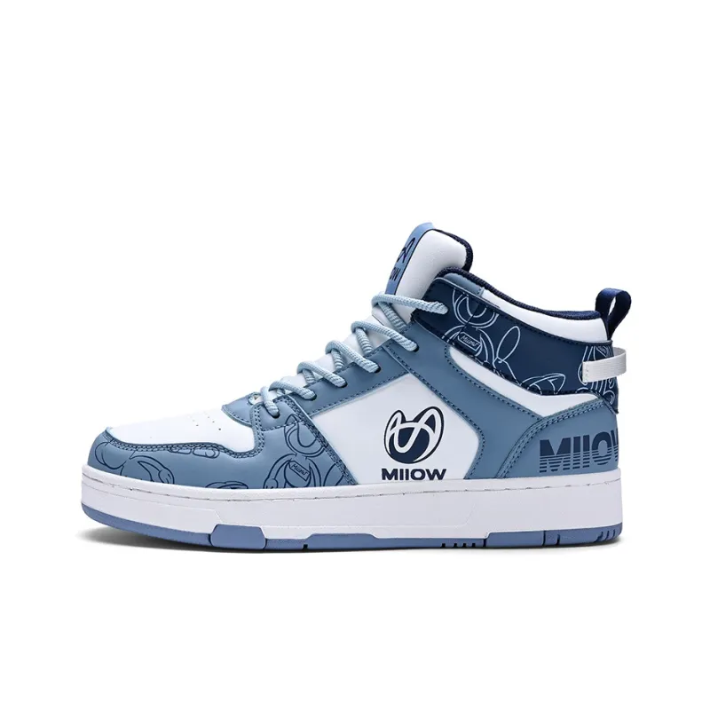 MIIOW Trend Party Series Anti-Slip And Wear-Resistant Height Increasing Coverage High-Top Skateboard Shoes Unisex-1