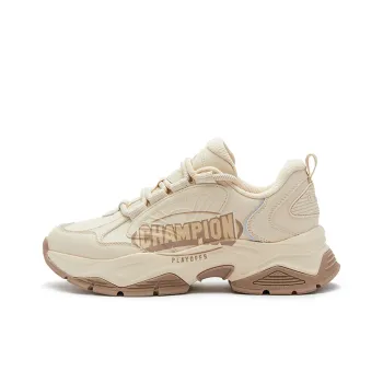 Champion Cushioning Wear Resistant Low Top Chunky Sneakers Women's Light Khaki