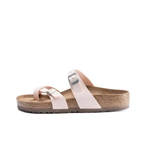 Birkenstock Slide Slippers Women's Light Rose Regular