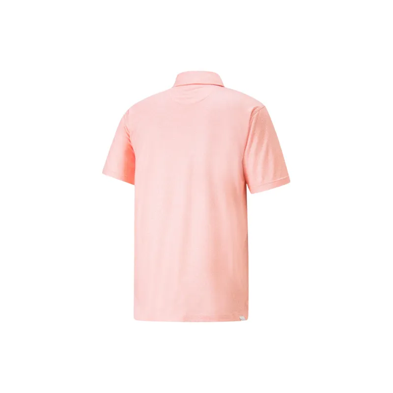 PUMA Cloudspun Primary Cloudspun Primary Golf Polo Shirt Men Polo Shirt Men's Pink-1