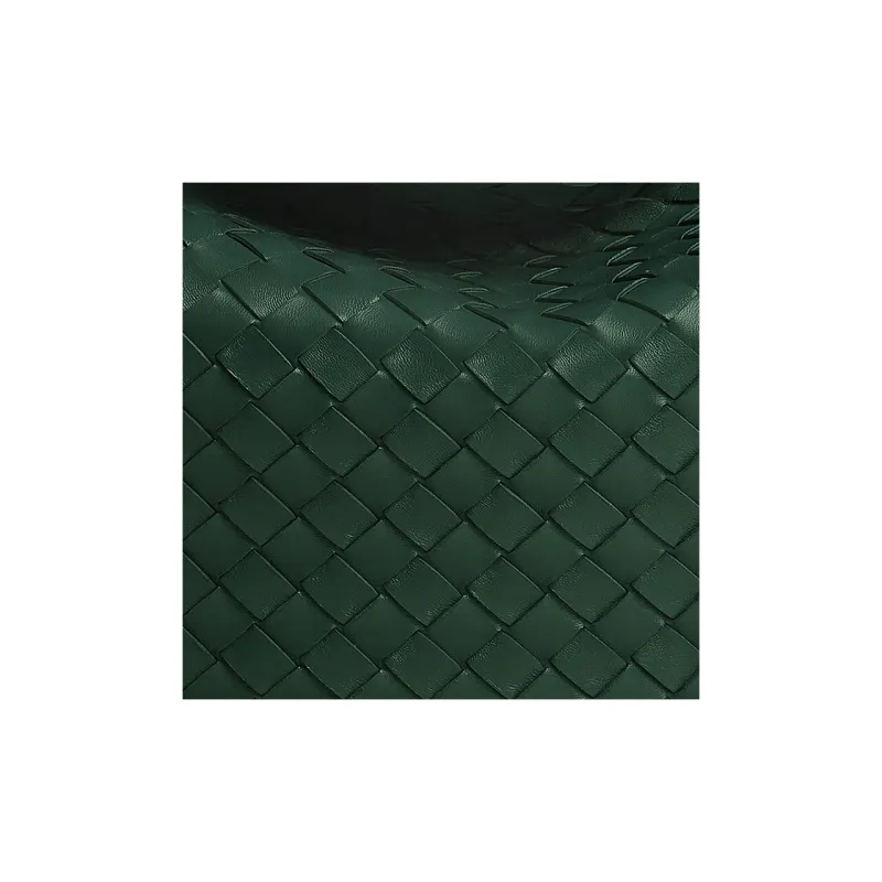 Bottega Veneta SARDINE Sheepskin Handbag Medium Size Women's Emerald-3
