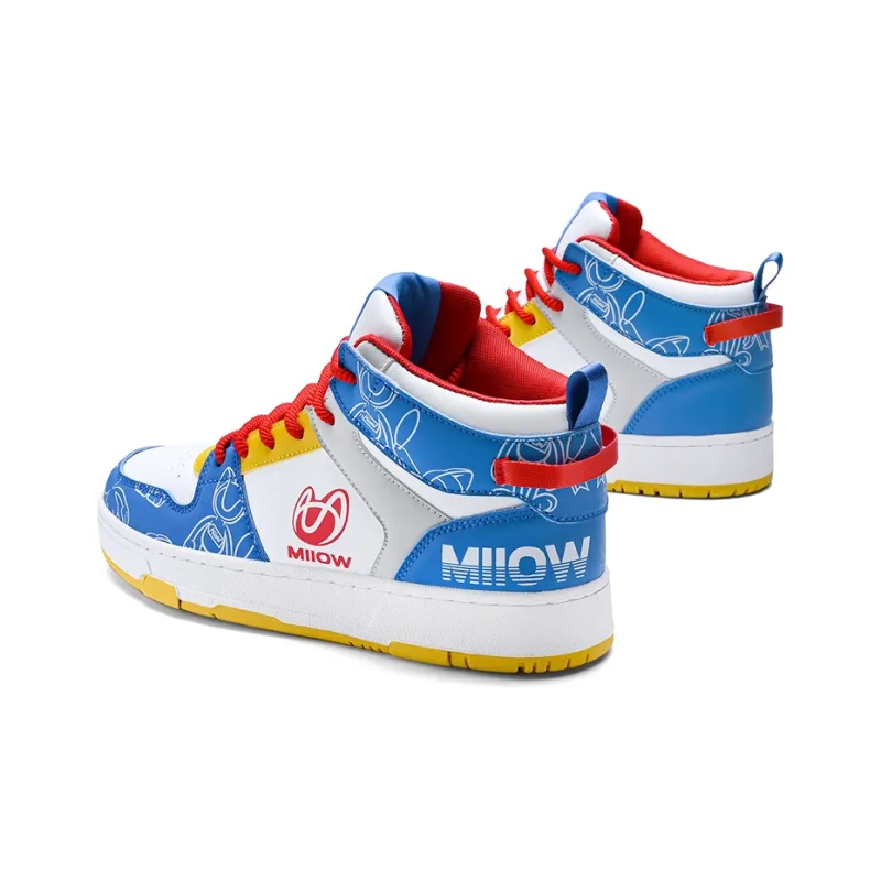 MIIOW Trend Party Series Anti-Slip And Wear-Resistant Height Increasing Coverage High-Top Skateboard Shoes Unisex-19