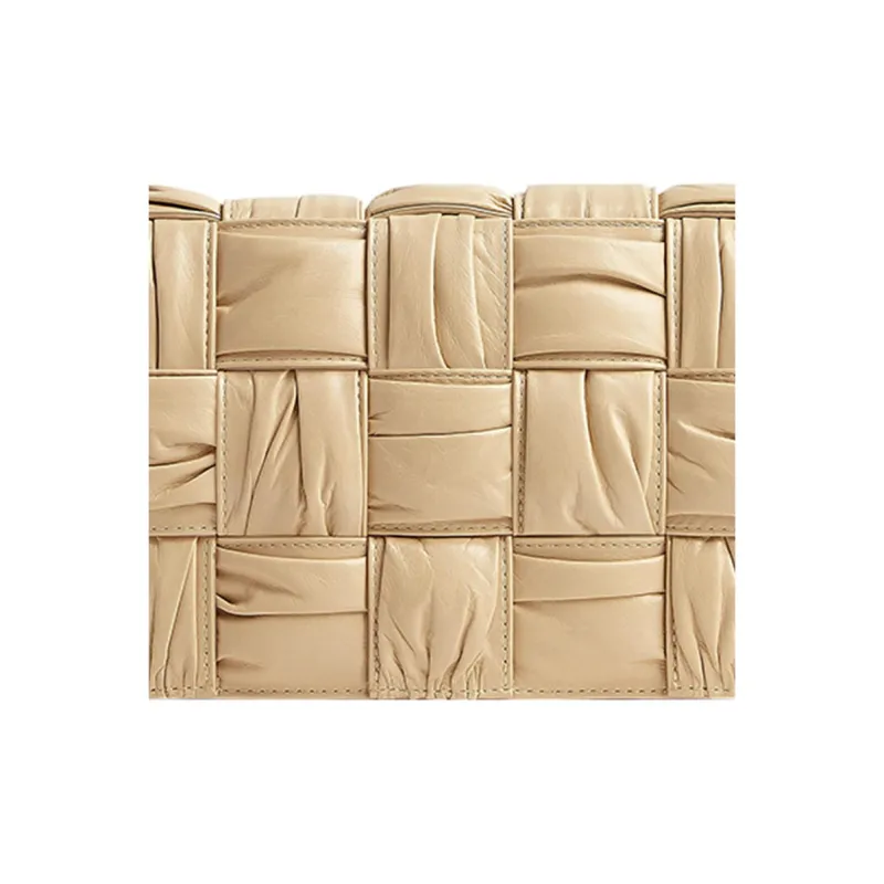 Bottega Veneta Cassette Crossbody Bag Foulard Intreccio Porridge-4