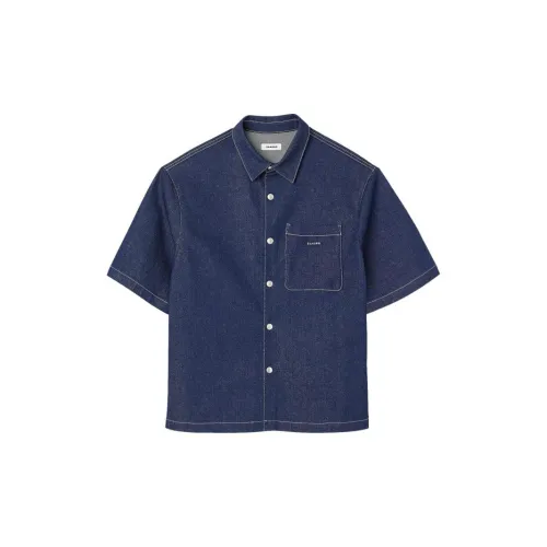 Sandro Shirts Men Original Denim