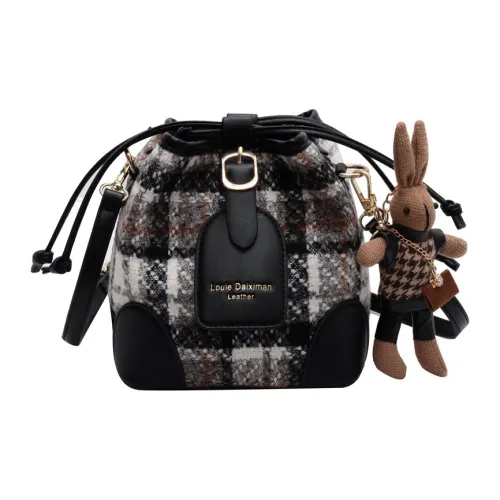NOMK Woolen Crossbody Bags Shoulder Bags Regular Women's Black/Coffee