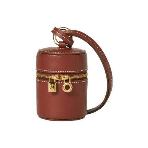 Loro Piana Calfskin Shoulder Bag Crossbody Bag Mini Women's Dark Khaki