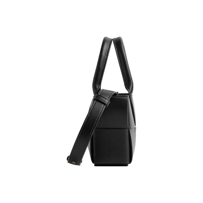 Bottega Veneta Sheepskin Shoulder Bag Crossbody Bag Handbag Mini Women's Black-1