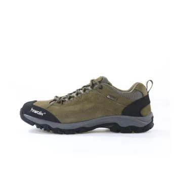 HIWALK Cushioned Wear Resistant Water Resistant Slip Resistant Low Top Outdoor Shoes Men's Army Green
