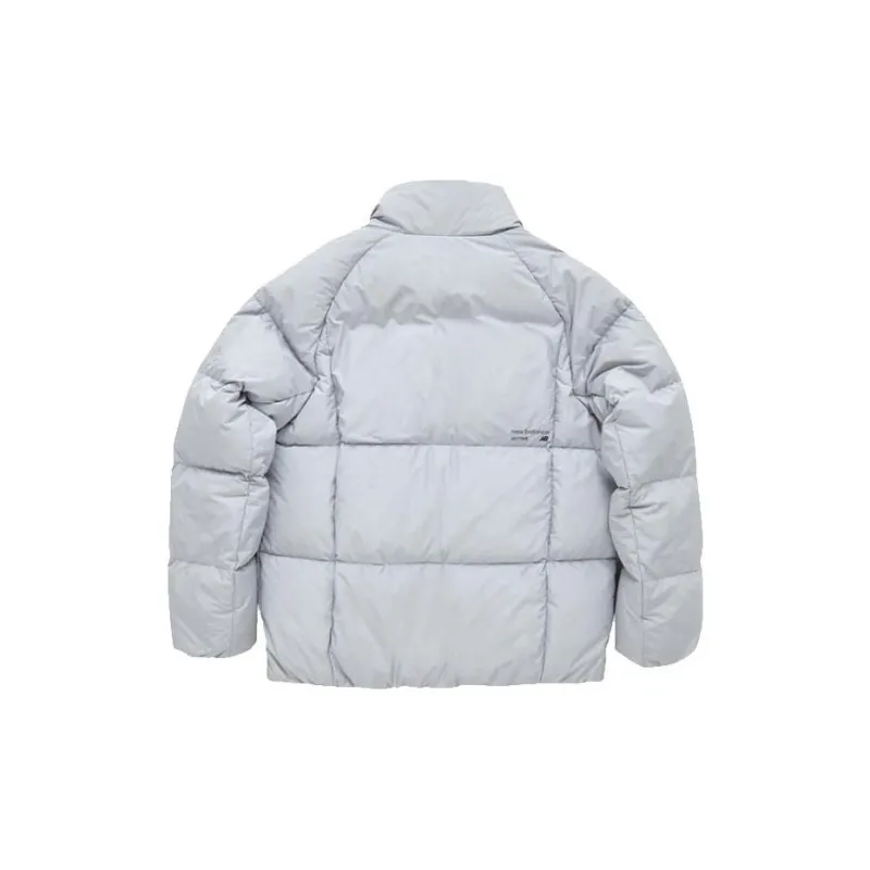 New Balance Down Jacket Unisex Light Gray-1