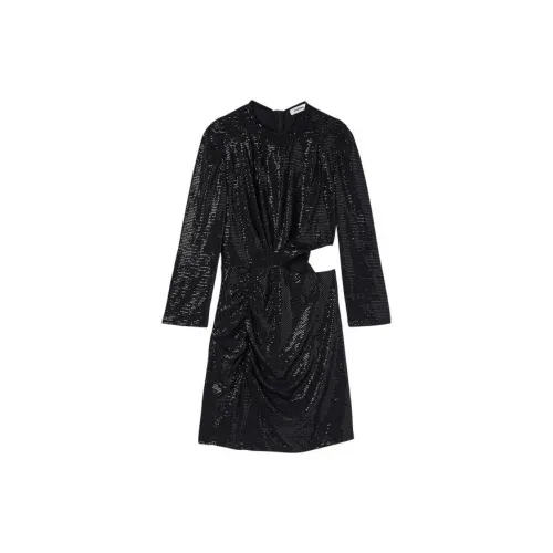 Sandro Saby Sequinned Cut-out Minidress