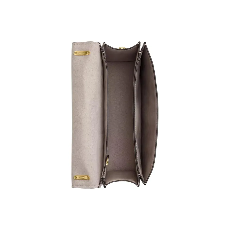 COACH Morgan Cow Leather Small Square Bag Shoulder Bag Crossbody Bag Large Size Women's Gold & Gray Birch-2