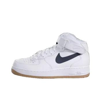 Nike Air Force 1 '07 Durable Breathable Mid-Top Skateboard Shoes Unisex White