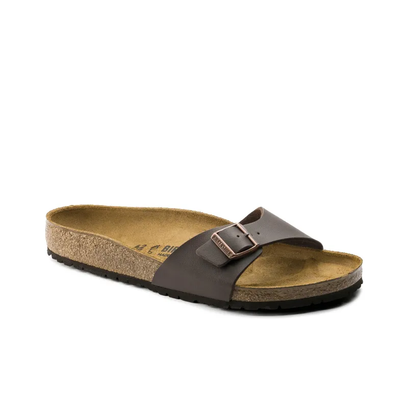 Birkenstock Slide Slippers Unisex Dark Brown Regular-1