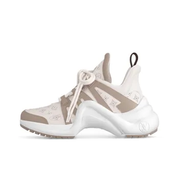 LOUIS VUITTON Archlight 1.0 Wear Resistant Low Top Casual Shoes Women's Elephant Gray