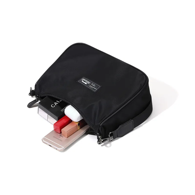 Slazenger Fabric Handbag Shoulder Bag Crossbody Bag Women's Black-3