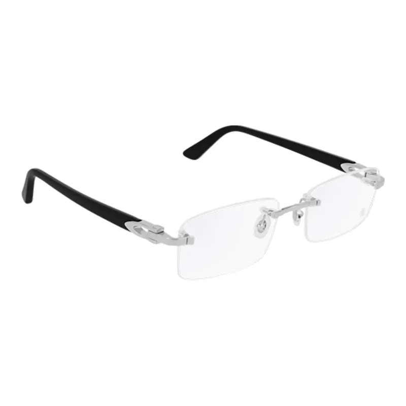 Cartier Decor C Rimless Rectangular Eyeglasses-2