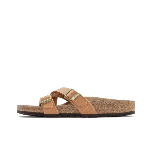Birkenstock Slide Slippers Women's Orange Narrow Fit