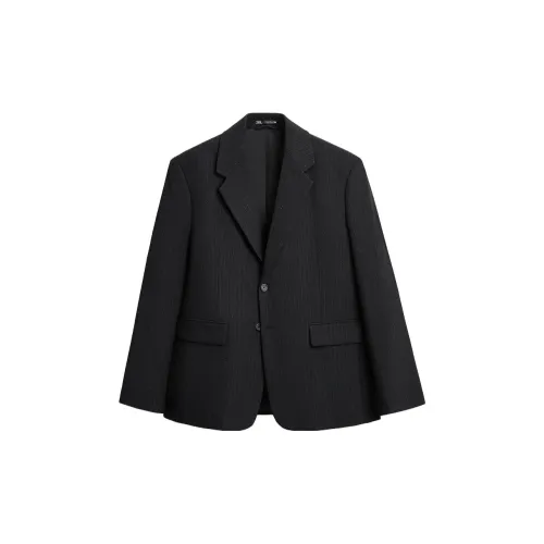 ZARA Business Suits Men Black