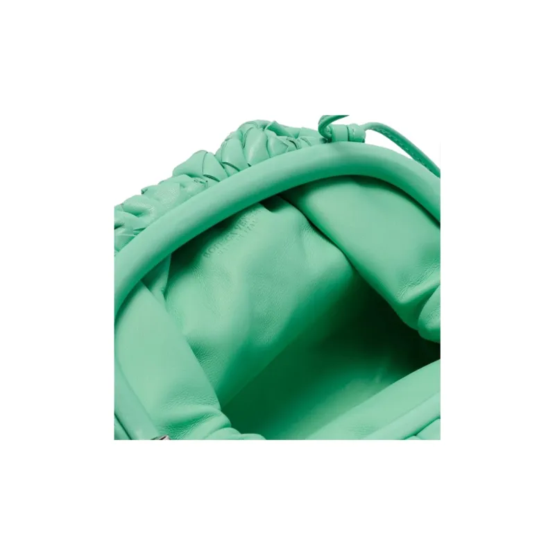 Bottega Veneta POUCH Cloud Bag Sheepskin Handheld Shoulder Bag Crossbody Bag Mini Women's Green-5