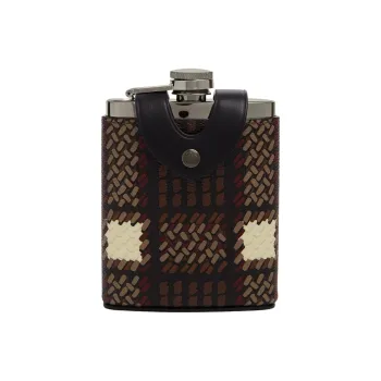 COACH Coated Canvas With Smooth Calfskin Burner Storage Bag Unisex Bronze & Black Multicolor