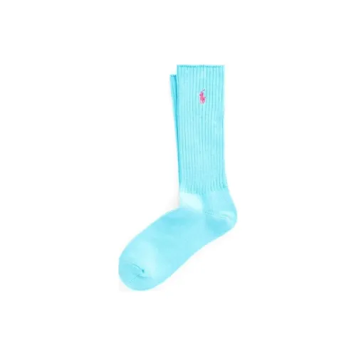 Polo Ralph Lauren Knee-High Socks Men's 1 Pack Light Blue