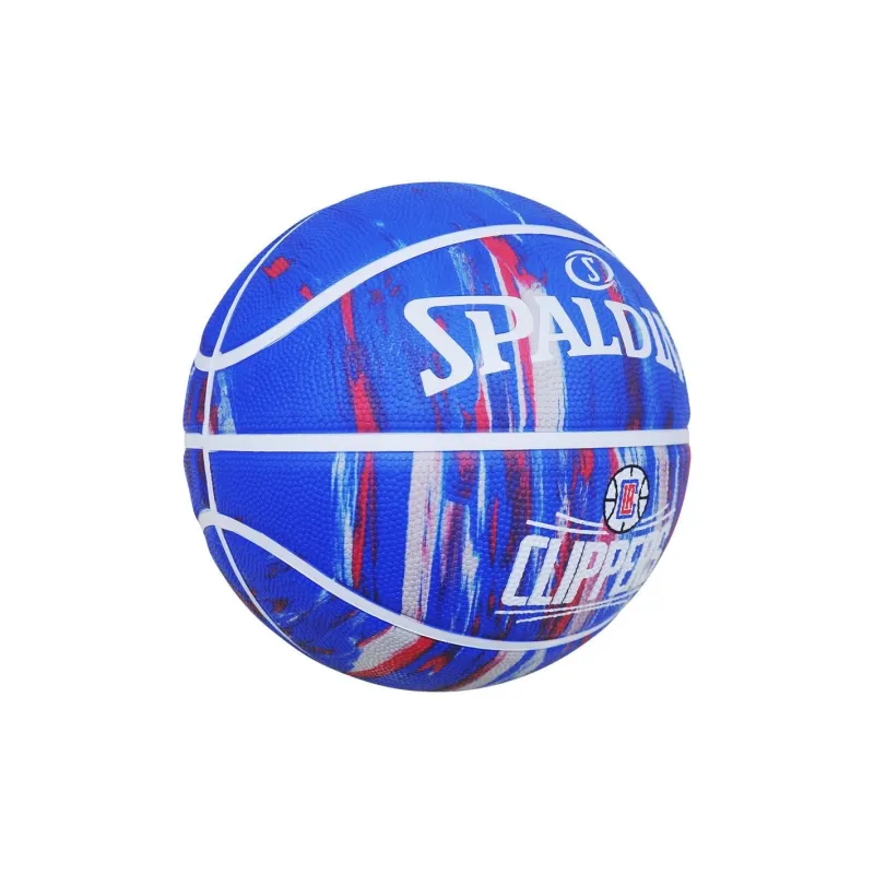 SPALDING Rubber Basketball Blue Size 7 Training-1