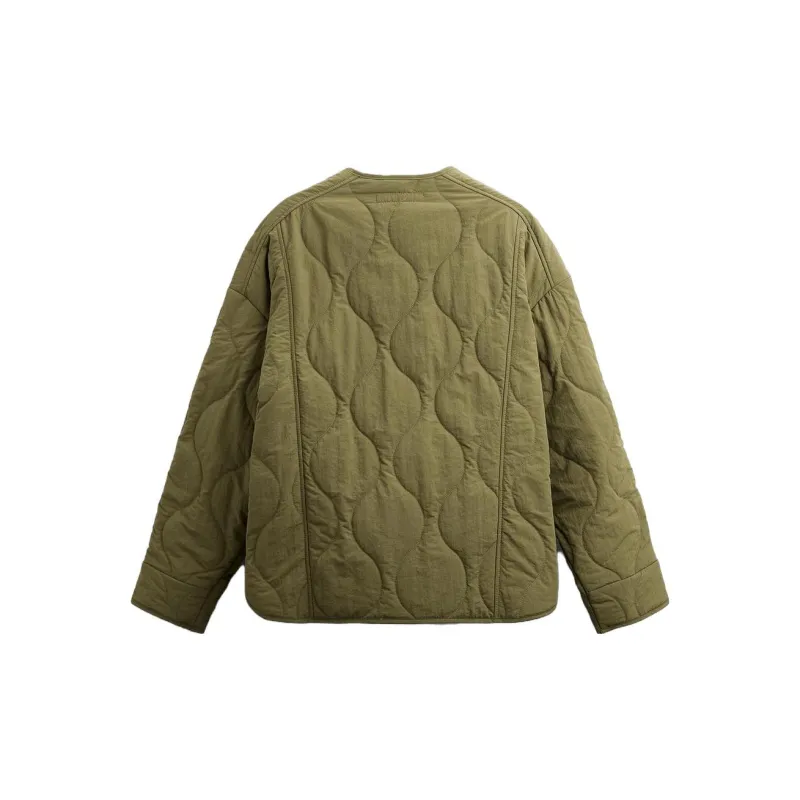 ZARA Jackets Men Olive Green-1