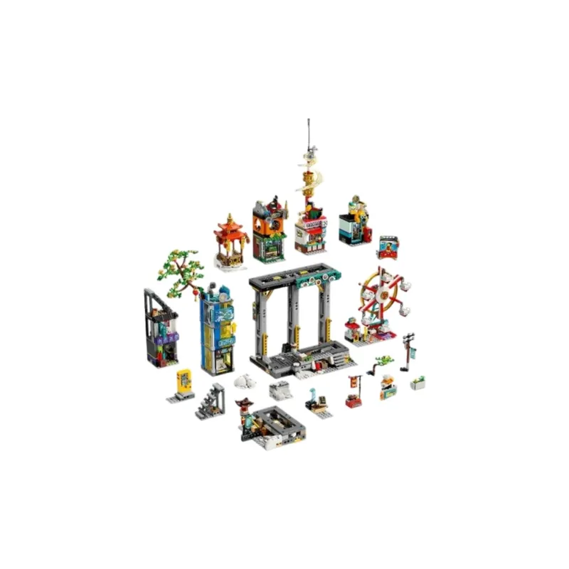 LEGO Little Monkey King Collection Ten Thousand Cities Building Blocks 2330pcs Includes 15 Pcs Figures 80054-1