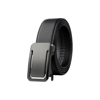 GOLDLION Top Grain Cow Leather Belt Automatic Buckle Belt Men's 3.4cm