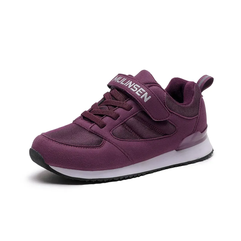 Mulinsen Casual Shoes Unisex Low Top Black/Dark Red/Dark Blue/Purple-11