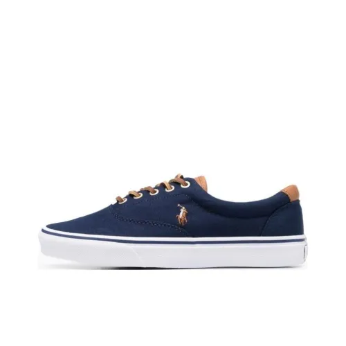 Polo Ralph Lauren Skateboard Shoes Men Low-Top Marine Blue