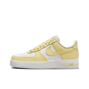 Nike Air Force 1 Anti Slip Wear Resistant Low Top Skateboard Shoes Men's White Yellow