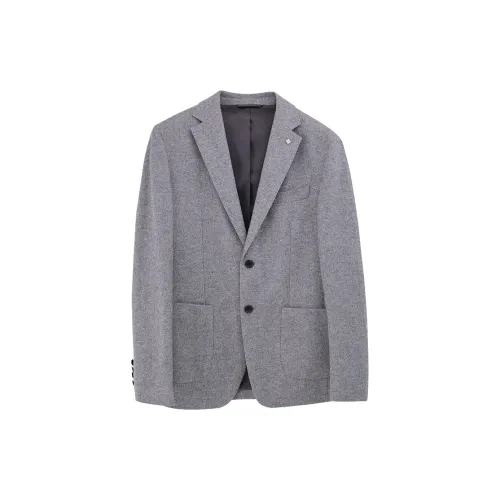 St. H Business Suits Men Gray