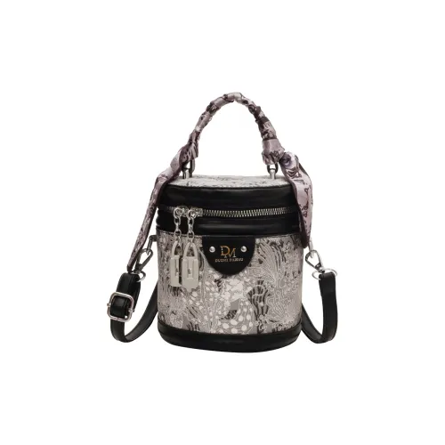 NOMK PU Shoulder Bag Crossbody Bag Handbag Bucket Bag Regular Women's Black/Gray/Pink