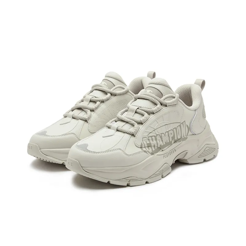 Champion Height Increasing Cushioning Low Top Chunky Sneakers Men's Coffee Brown-2
