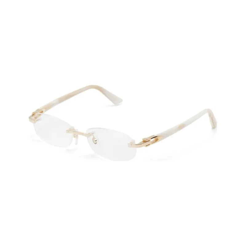 Cartier Eyewear Rectangle frame Glasses-0