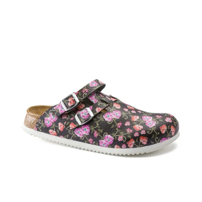 Birkenstock Closed Toe Slippers Women's Rose Black Narrow-1