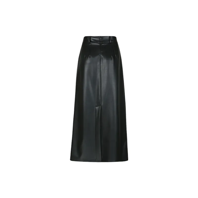MKBY Leather Long Skirt Women's-3