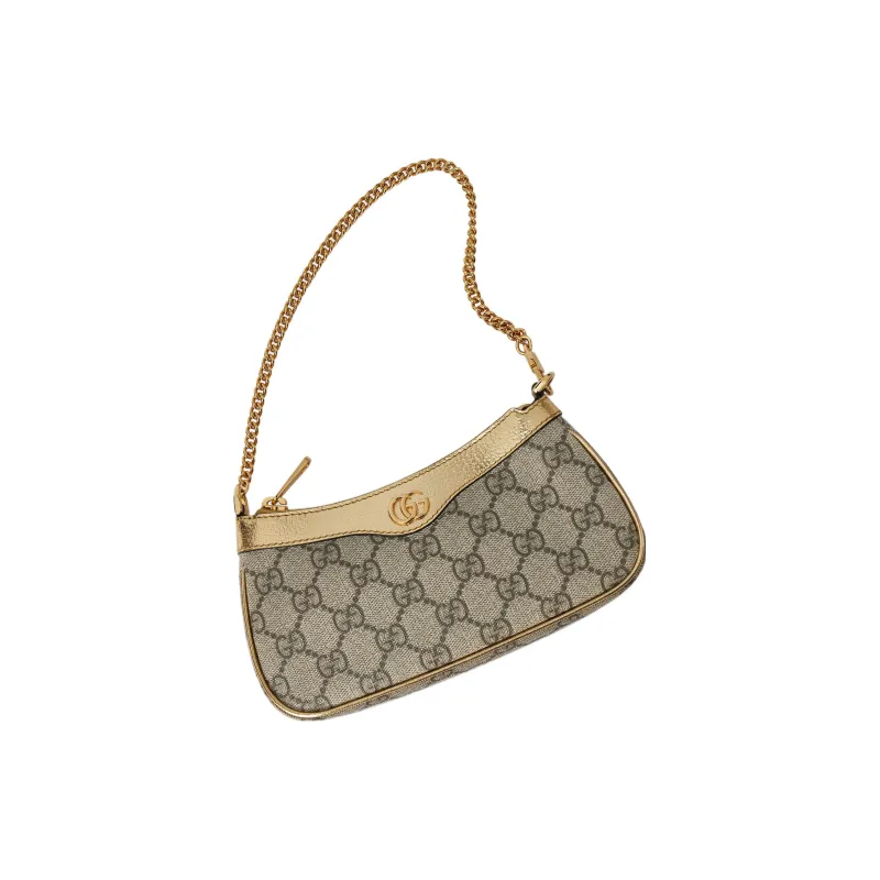 GUCCI Ophidia Canvas With Leather Finish Handbag, Shoulder Bag Women's-2
