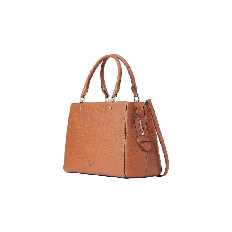 Kate Spade Leila Leather Shoulder Bag Crossbody Bag Handbag Medium Size Women's Ginger Cake-1