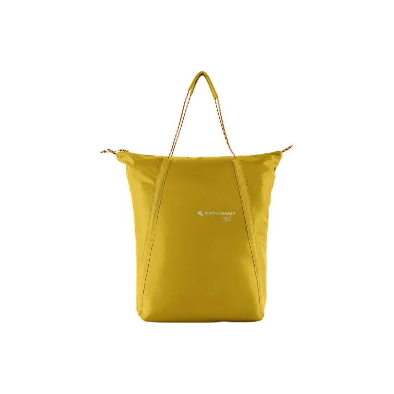 KLATTERMUSEN Recyclable Polyamide Tote Bag Shopping Bag Shoulder Bag Crossbody Bag Handbag Unisex Gold-0