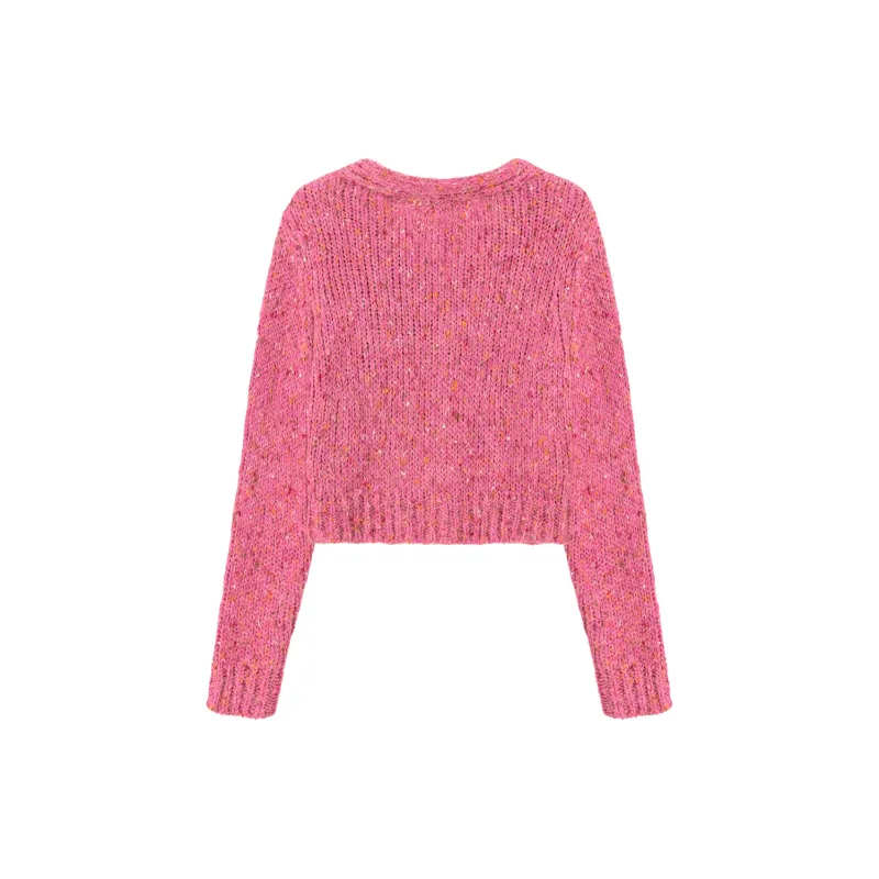 CHUU Cropped Coats Women's Pink Purple-1