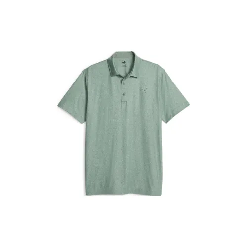 PUMA Golf Polo Shirts Men Green