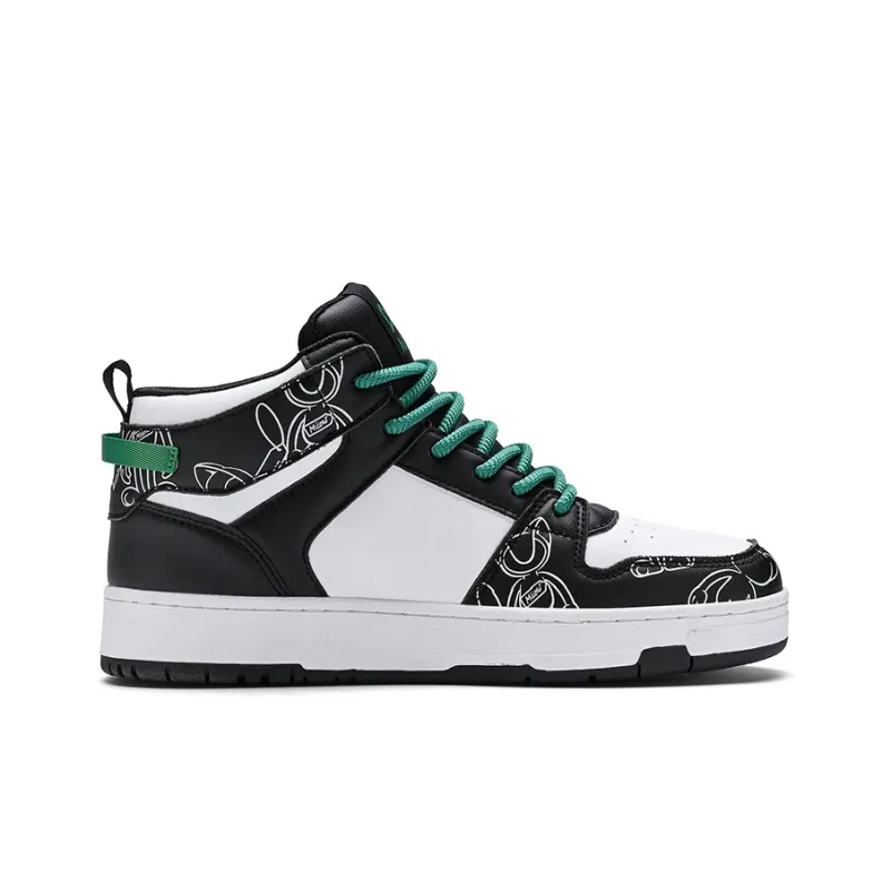 MIIOW Trend Party Series Anti-Slip And Wear-Resistant Height Increasing Coverage High-Top Skateboard Shoes Unisex-9