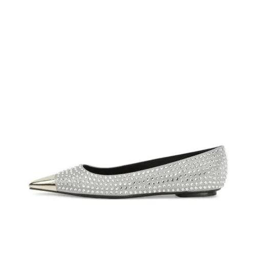 SERGIO ROSSI Dagger Casual Single Shoes Women's Silver