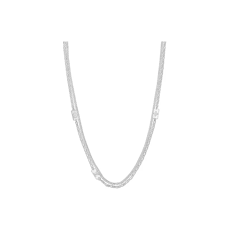 LOUIS VUITTON Metal Necklaces Men's Silver-0