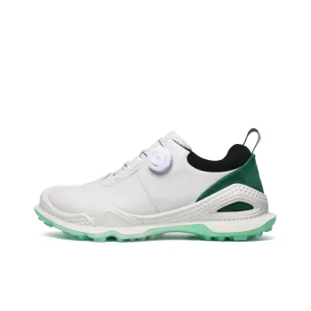 Xceo1996 Chip Falcon Anti-Slip And Wear-Resistant Water-Resistant Low-Top Golf Shoes Unisex White Green