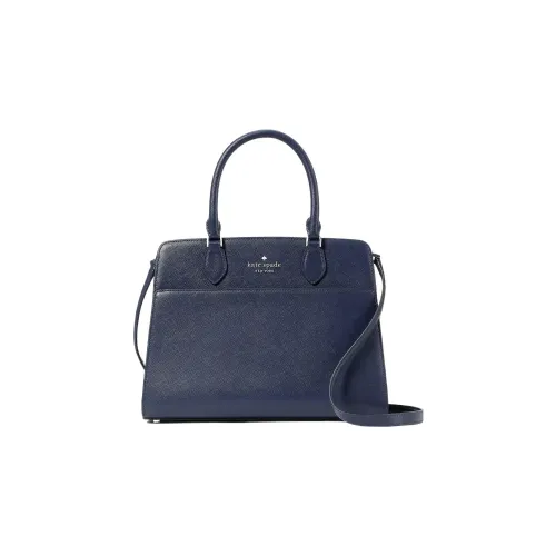 Kate Spade Leather Shoulder Bag Crossbody Bag Handbag Medium Size Women's Paris Navy
